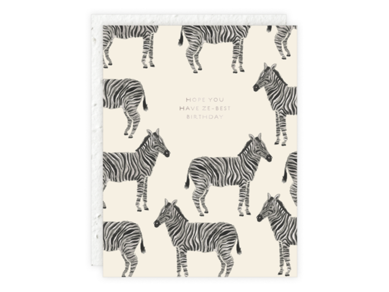 Seedlings Ze-best Birthday Card