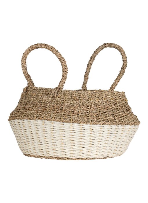Alani Natural Belly Basket White