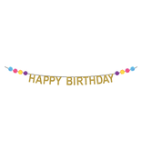 Party Partners Pom-Pom Happy Birthday Banner