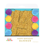 Party Partners Pom-Pom Happy Birthday Banner