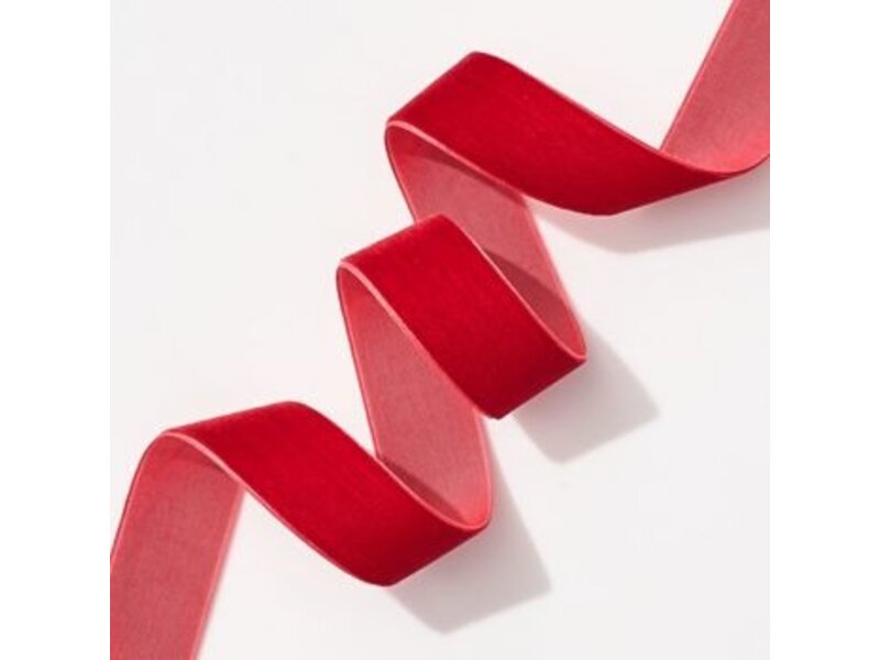 Paper Source Red Velvet Ribbon 1", 5yd