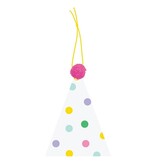 Paper Source Party Hat Pom Tags