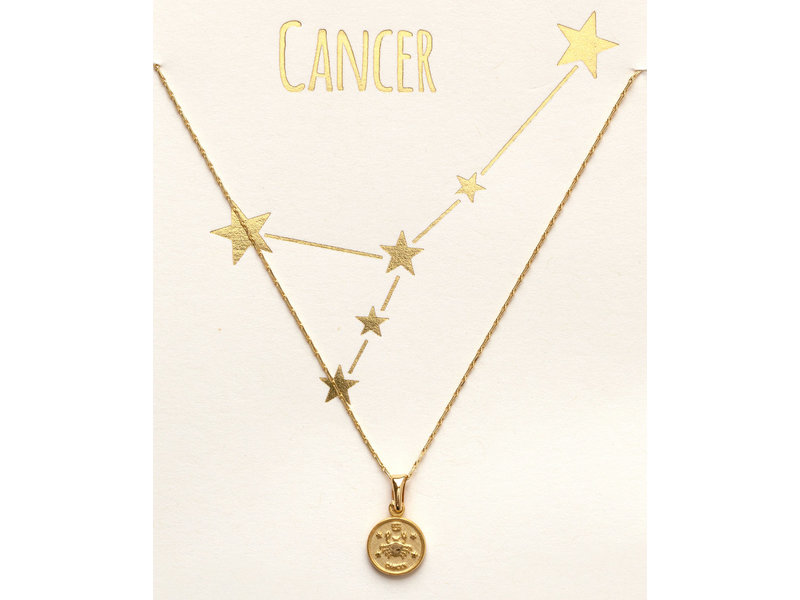 Amano Studio Tiny Zodiac Medallion Cancer