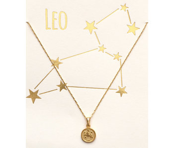 Tiny Zodiac Medallion Leo