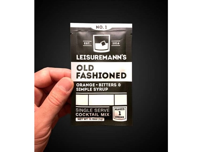 Leisuremann's Cocktail Mixes Single Serve - Old Fashioned