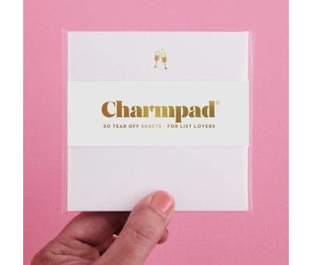Champagne Glasses Charmpad® With Confetti