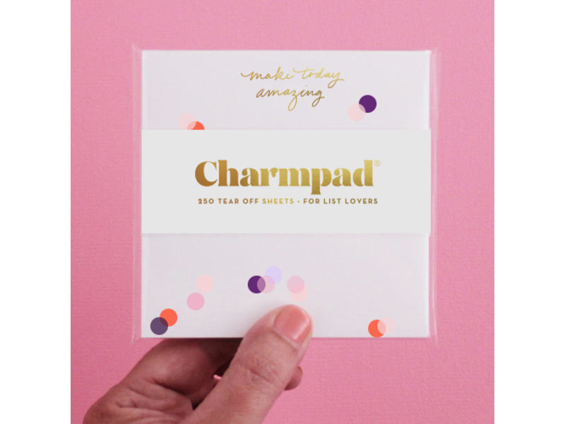 Inclosed Letterpress Co. Make Today Amazing Charmpad® With Confetti