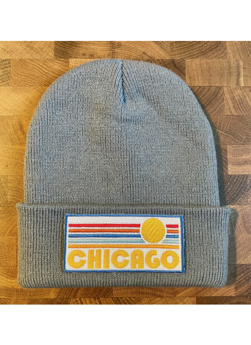 Chicago Beanie, Adult - Retro Sun