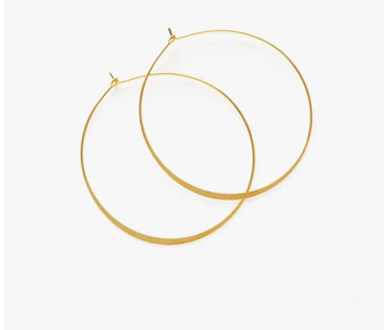 1.5" Classic Hoops - Gold