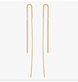 Amano Studio Needle and Thread Earrings - Gold