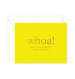 Smitten on Paper Whoa! Greeting Card