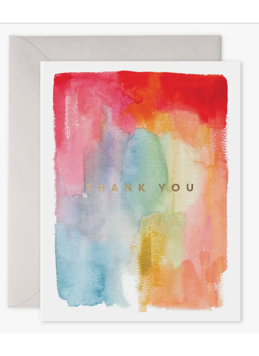 Colorful Thanks Card