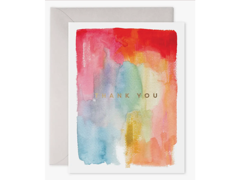 Efrances Colorful Thanks Card