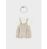 Mayoral Short bodysuit w/ headband