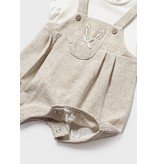 Mayoral Short bodysuit w/ headband