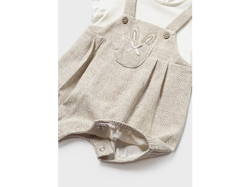 Mayoral Short bodysuit w/ headband