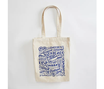 Chicago Sign Natural Tote Bag