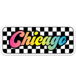 The Found Chicago (Checkered) Die Cut Sticker