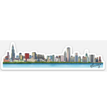 Color Our Town Chicago Skyline Sticker