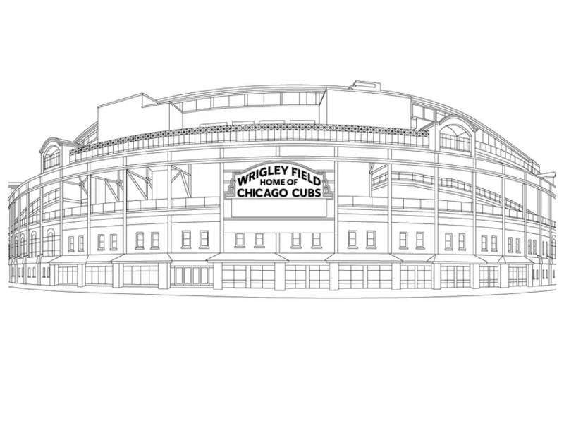 Color Our Town Color Chicago coloring book