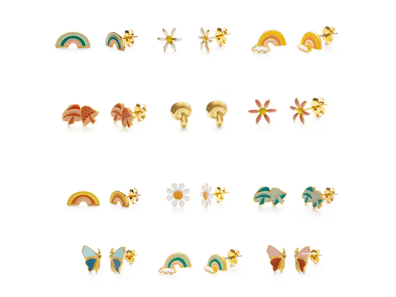 Amano Studio Tiny Mushroom Stud Earring