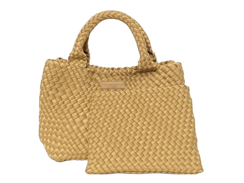 Parker & Hyde Camel Woven Tote