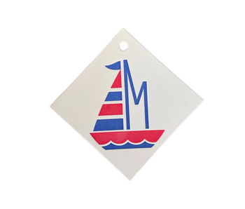 The Sail Away Personalized Gift Tag