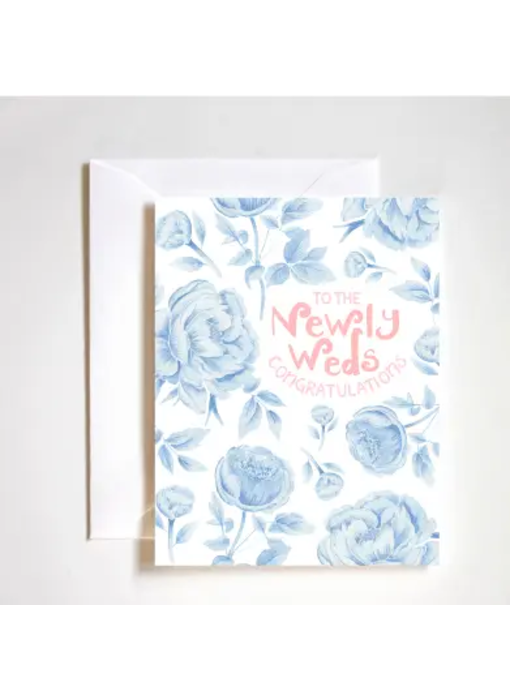 Congratulations to the newlyweds card