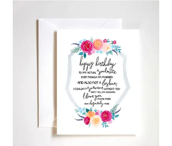 Happy Birthday Friendship Greeting Card