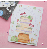 Stephanie Tara Stationery Magical mushroom birthday cake card