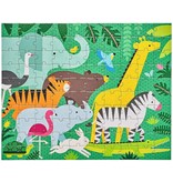 Chronicle Books Two Sided On-The-Go Puzzle Animal Menagerie