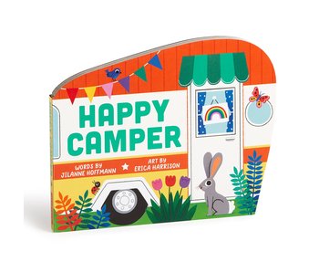 Happy Camper Shaped Board Book