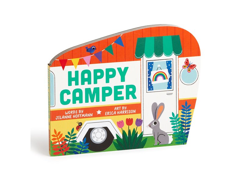 Chronicle Books Happy Camper Shaped Board Book
