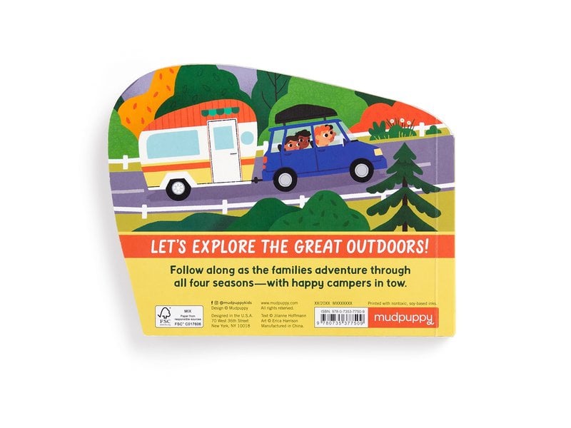 Chronicle Books Happy Camper Shaped Board Book