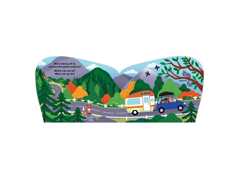 Chronicle Books Happy Camper Shaped Board Book