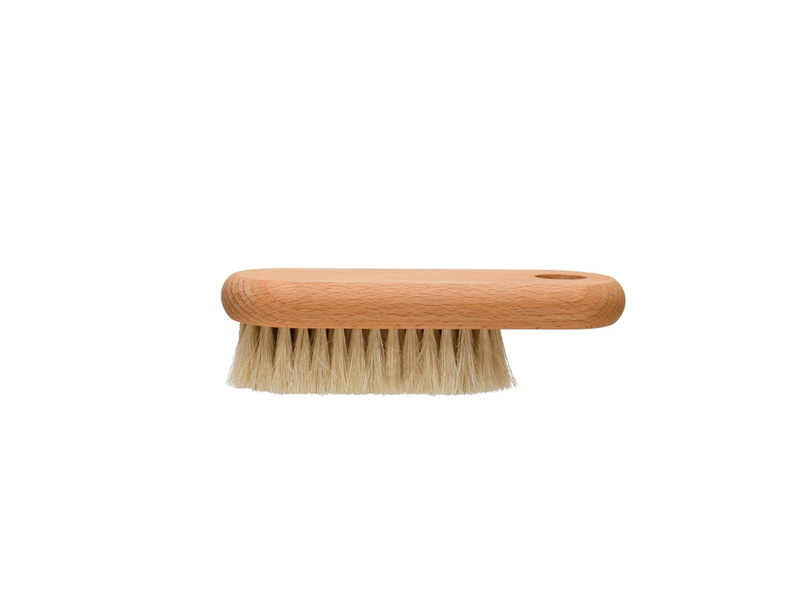 Creative Co-OP Beech Wood & Horse Hair Brush, Natural