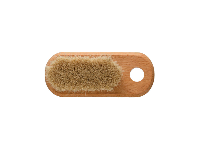 Creative Co-OP Beech Wood & Horse Hair Brush, Natural