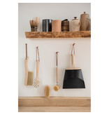 Creative Co-OP Beech Wood Dish Brush with Leather Strap