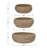 Creative Co-OP Grass and Date Leaf Baskets, Large