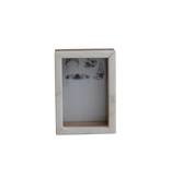 Creative Co-OP Marble & Mango Wood Shadow Box Photo Frame, 4" x 6"