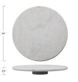 Creative Co-OP Marble Lazy Susan