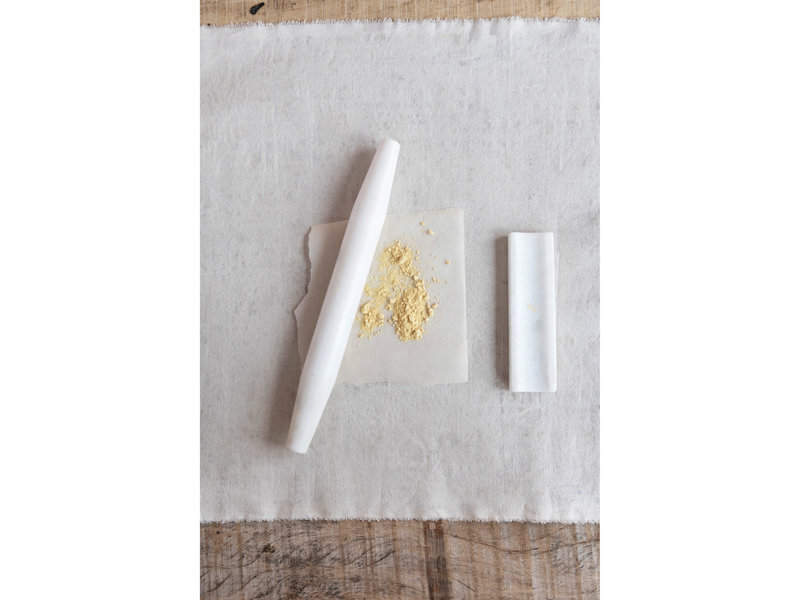 Creative Co-OP Marble Rolling Pin and Stand