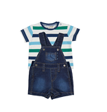 Mayoral Denim dungaree set