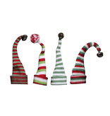 Creative Co-OP Knit Hat Bottle Topper, four assorted options