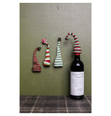 Creative Co-OP Knit Hat Bottle Topper, four assorted options