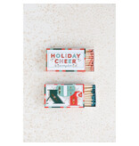 Creative Co-OP Safety Matches in Matchbox with Holiday Saying, 2 Styles