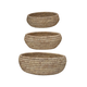 Grass and Date Leaf Baskets, Small