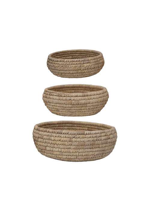 Grass and Date Leaf Baskets, Medium