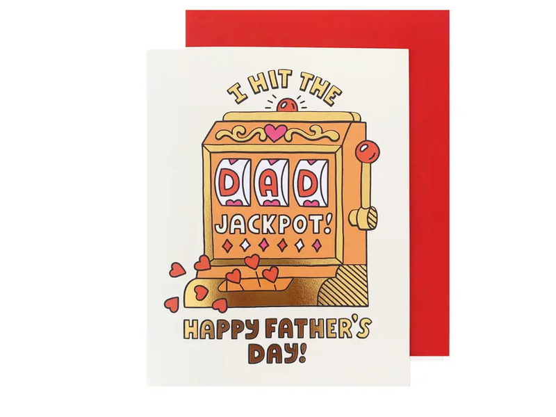 The Social Type Dad Jackpot Father's Day Card