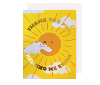 Thank You for Helping Me Shine - Friendship Card